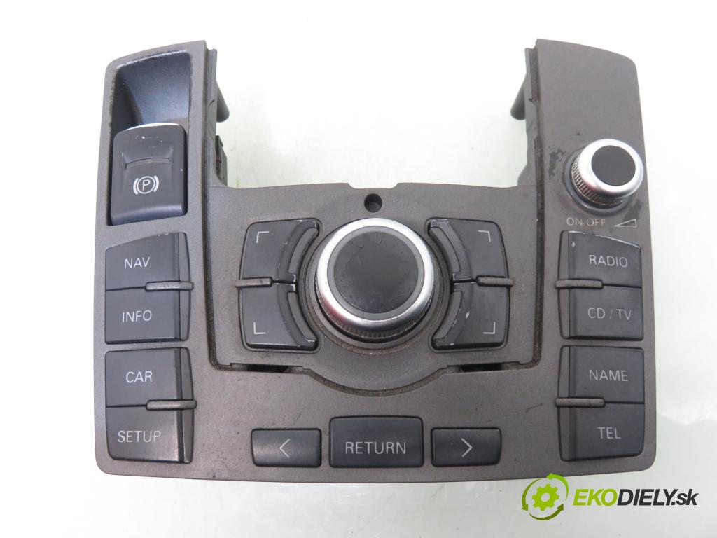 AUDI A6 (4F2, C6) SEDAN 2005 125,00 2.0 TFSI - BPJ 1984,00 Panel ovládania IDRIVE 4F1919610Q ; 4F1927225