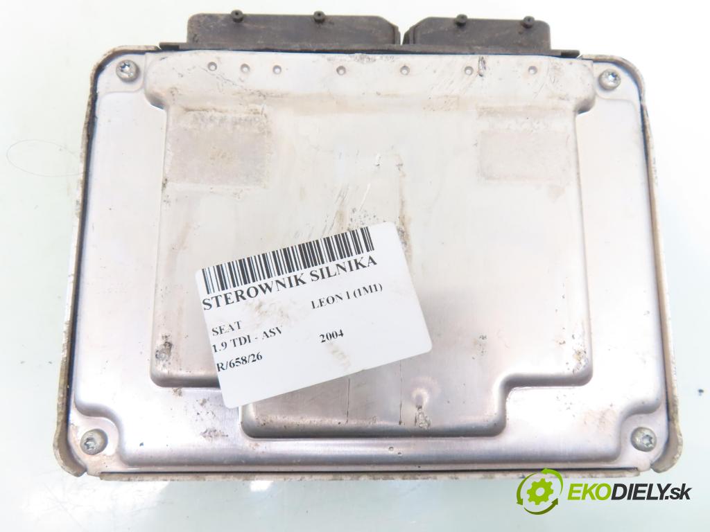 SEAT LEON (1M1) HB 2004 81,00 1.9 TDI 110 - ASV 1896,00 Riadiaca jednotka Motor 038906012HD ; 0281011312