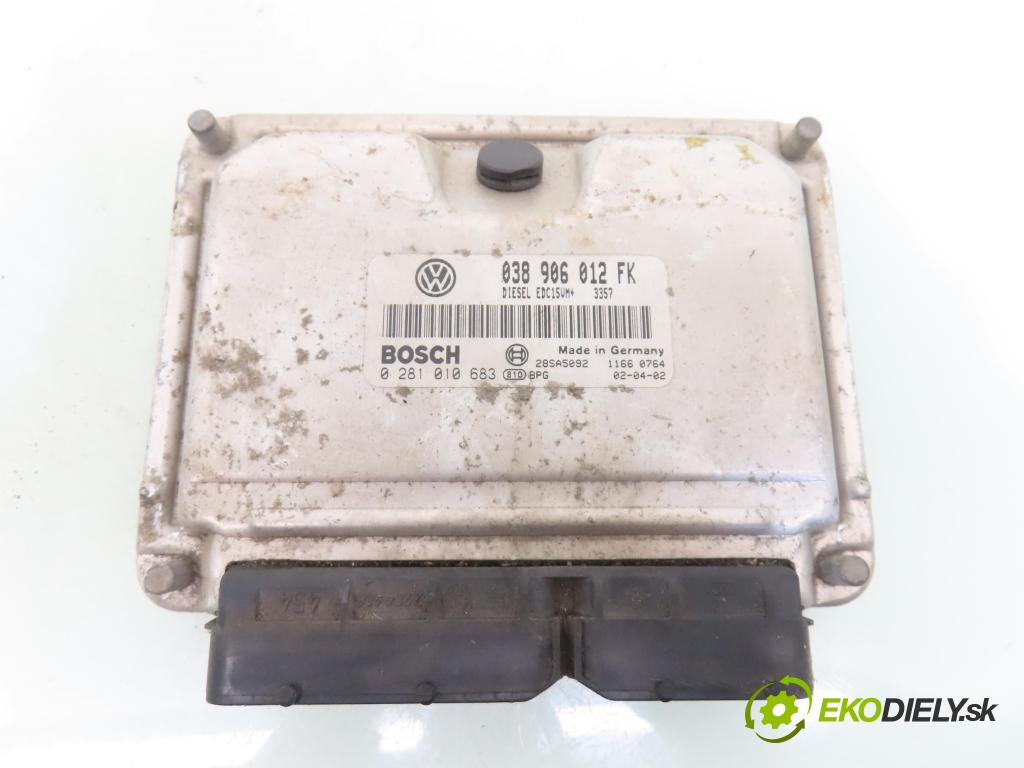 SEAT TOLEDO II (1M2) SEDAN 1999 81,00 1.9 TDI 110 - AHF 1896,00 Riadiaca jednotka Motor 038906012FK ; 0281010683
