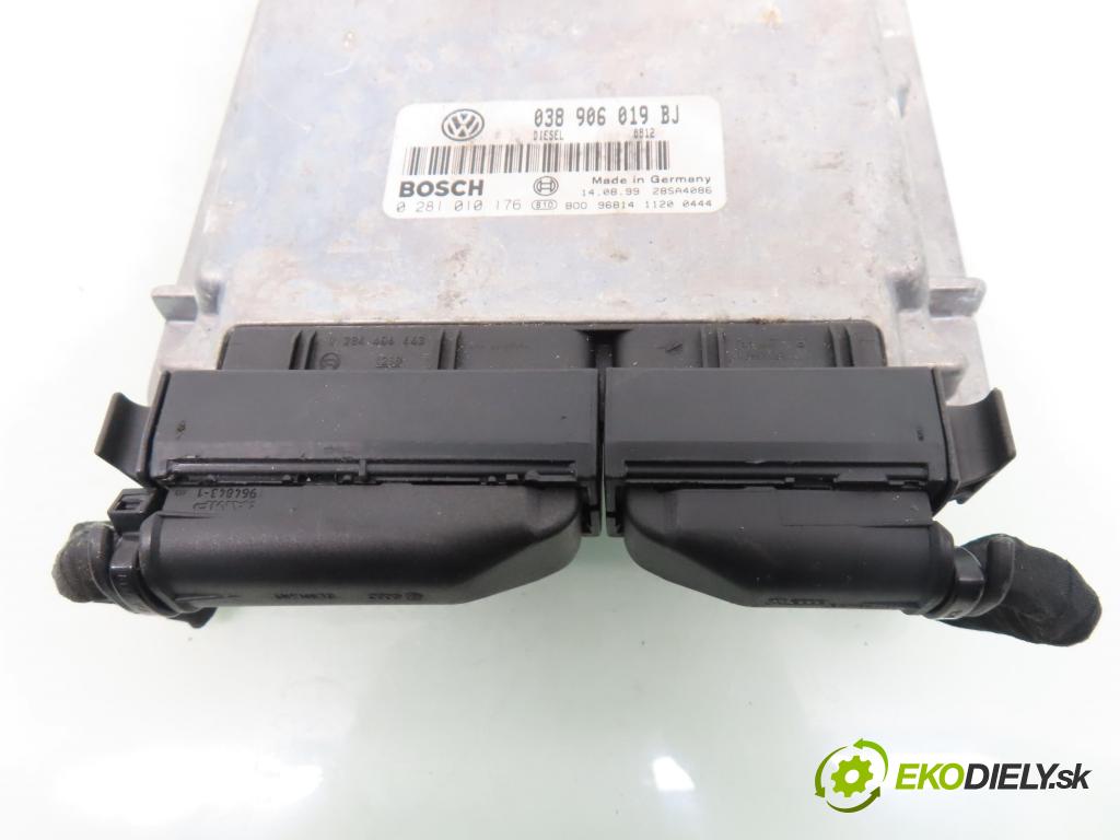 VW PASSAT B5 (3B2) SEDAN 1999 85,00 1.9 TDI - AJM 1896,00 Riadiaca jednotka Motor 038906019BJ ; 0281010176