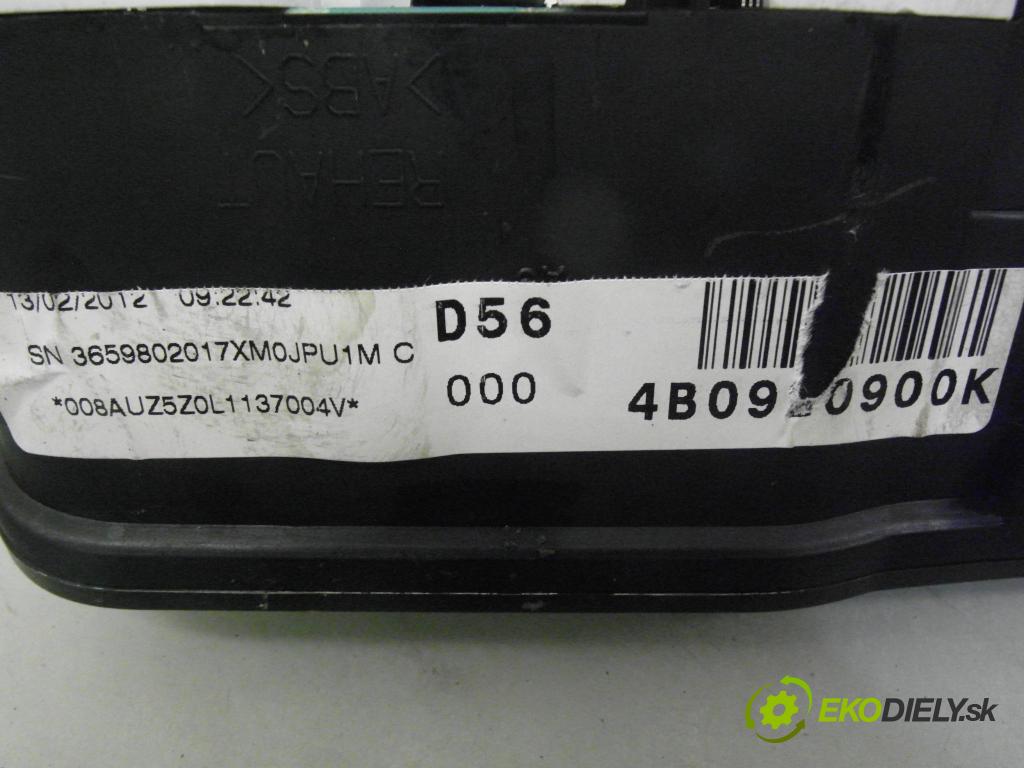 AUDI A6 Avant (4B5, C5) KOMBI 2000 92,00 1.8 - ARH 1781,00 Prístrojovka elektrický 4B0920900K ; 09053412021 ; 09053622021