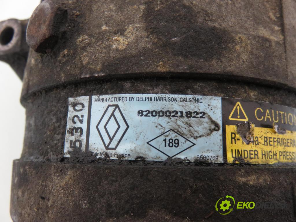 RENAULT LAGUNA II Grandtour (KG0/1_) KOMBI 2002 88,00 1.9 dCi 120 - F9Q 750 1870,00 KOMPRESOR: klimatizace 8200021822 ; 1135320 (Kompresor klimatizace)