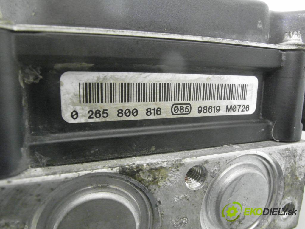 SKODA FABIA II Combi (545) KOMBI 2009 59,00 1.4 TDI - BNV 1422,00 Pumpa ABS 0265800816 ; 0265232276 ; 6R0614117F (Pumpa ABS)