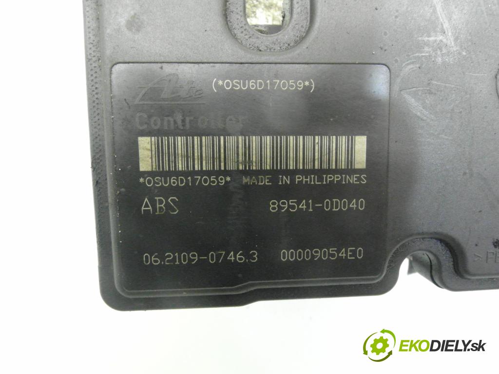 TOYOTA YARIS (_P9_) HB 2006 51,00 1.0 VVT-i (KSP90_) - 1KR-FE 998,00 Pumpa ABS 895410D040 ; 445100D030 ; 06210907463 (Pumpa ABS)