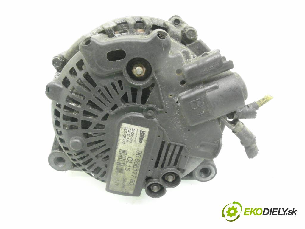 CITROEN C8 (EA_, EB_) MINIVAN 2004 81,00 2.0 HDi - RHT (DW10ATED4) 1997,00 Alternátor 9665617780 ; 2605546A ; TG15C134 (Alternátor)