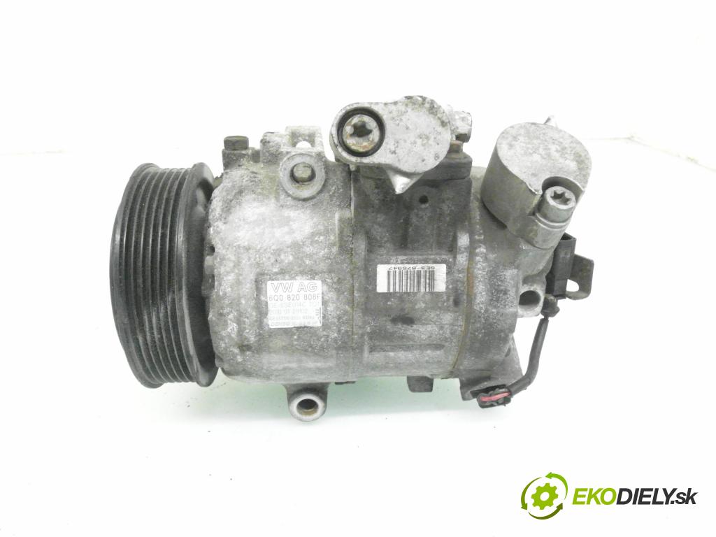 SKODA FABIA II Combi (545) KOMBI 2009 59,00 1.4 TDI - BNV 1422,00 KOMPRESOR: klimatizace 6Q0820808F ; GE6SEU14C (Kompresor klimatizace)