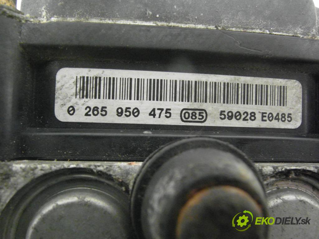 OPEL MERIVA A nadwozie wielkoprzestrzenne (MPV) (X03) MINIVAN 2005 66,00 1.4 16V Twinport - Z 14 XEP 1364,00 Pumpa ABS 0265950475 ; 0265234339 (Pumpa ABS)
