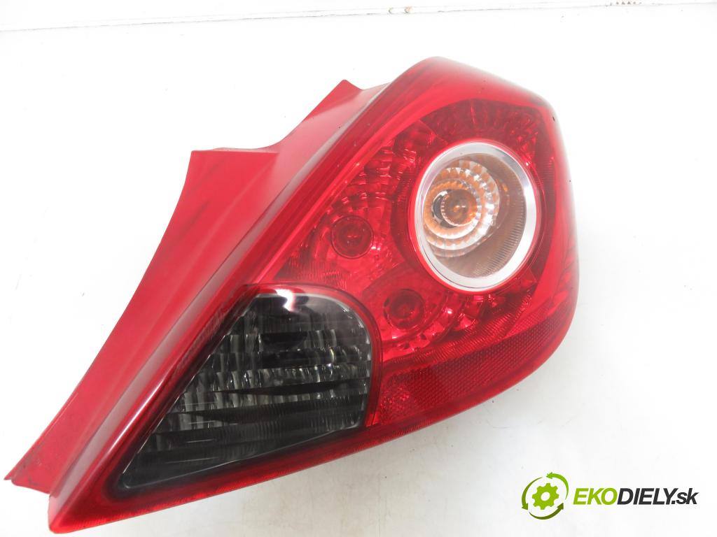 OPEL CORSA D (S07) HB 2006 59,00 1.2 - Z 12 XEP 1229,00 Svetlo pravé zadné 13186351 ; 89038961A