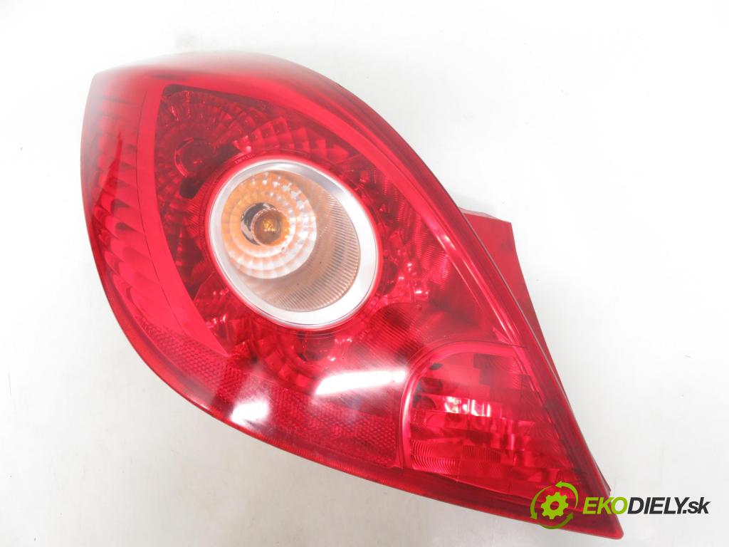 OPEL CORSA D (S07) HB 2006 59,00 1.2 - Z 12 XEP 1229,00 Svetlo ľavé zadné 13186350 ; 89038960A