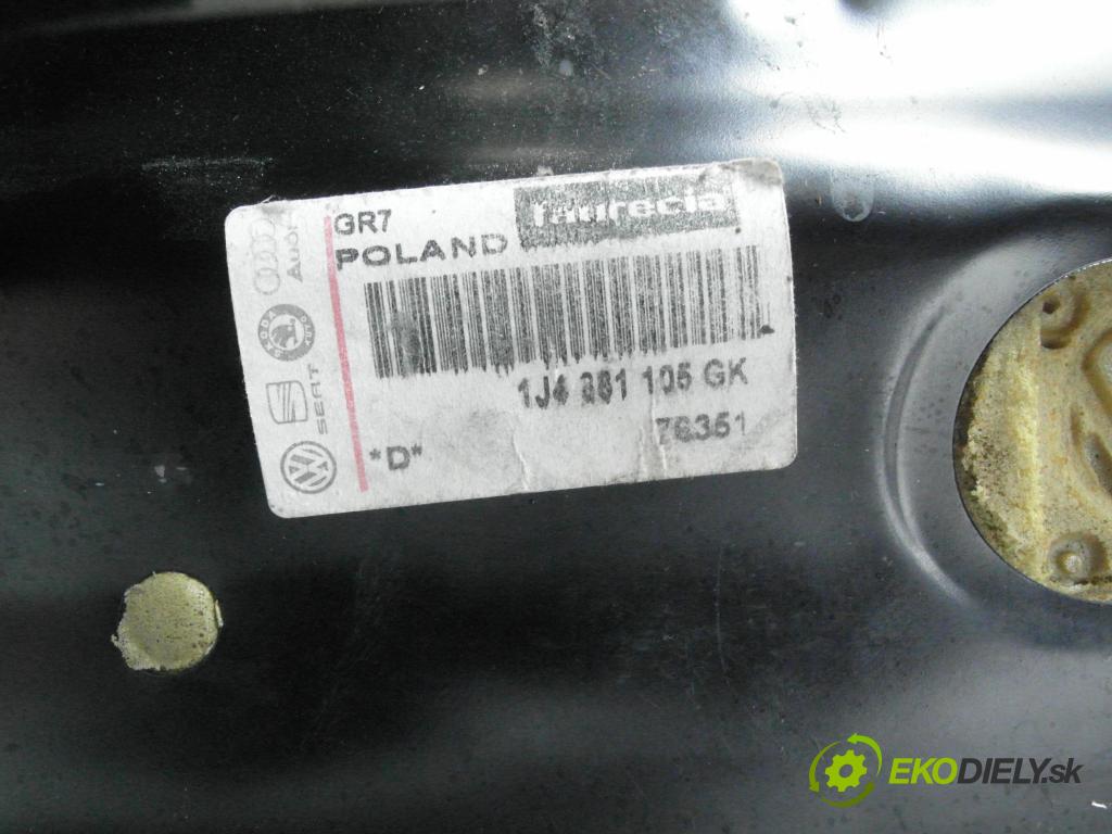 SEAT LEON (1M1) HB 2004 110,00 1.9 TDI PD 150 - ARL 1896,00 Sedadlá, sedačky 1J4881105GK ; 067635004