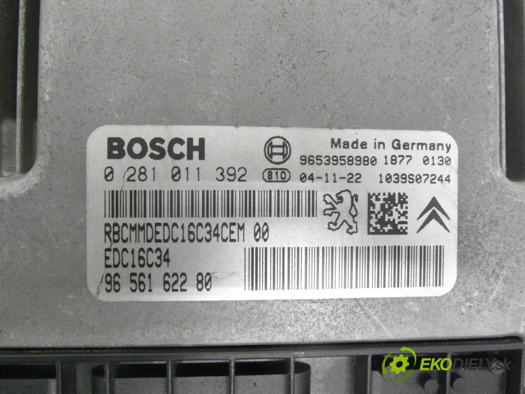 CITROEN XSARA PICASSO (N68) MINIVAN 2005 80,00 1.6 HDi - 9HZ (DV6TED4) 1560,00 Riadiaca jednotka Motor 0281011392 ; 9656162280 ; 9653958980