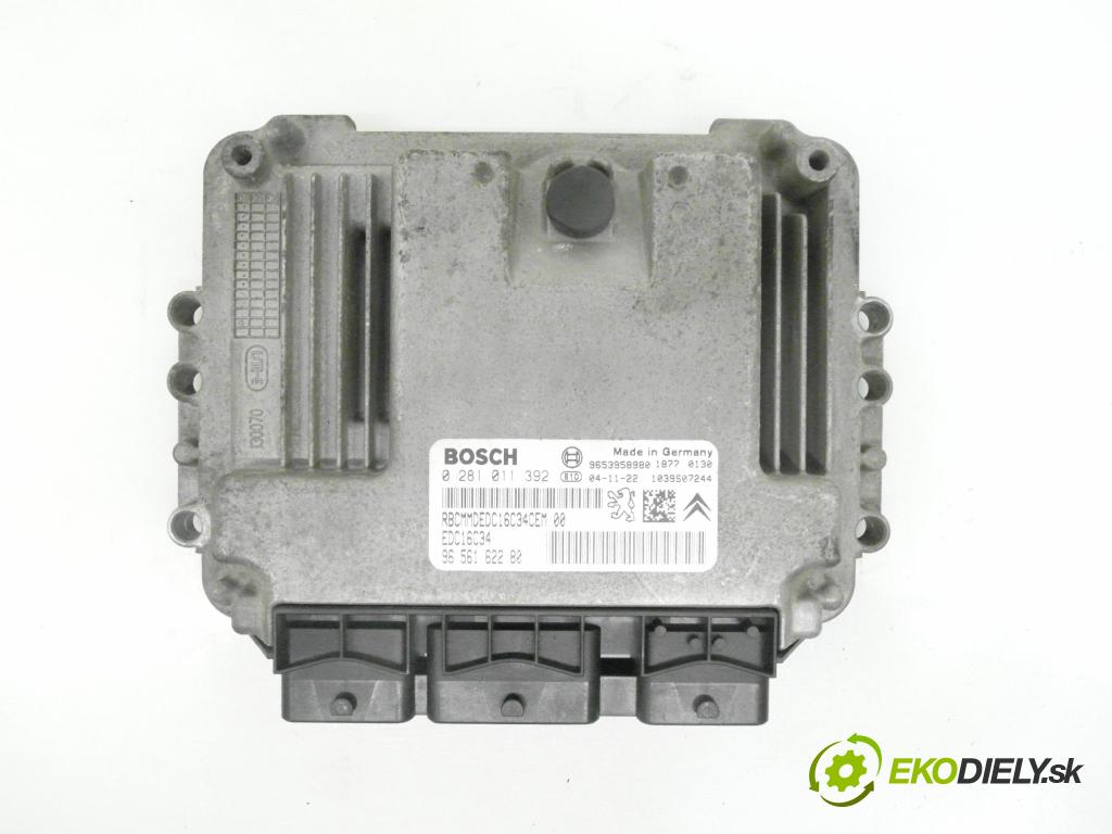CITROEN XSARA PICASSO (N68) MINIVAN 2005 80,00 1.6 HDi - 9HZ (DV6TED4) 1560,00 Riadiaca jednotka Motor 0281011392 ; 9656162280 ; 9653958980