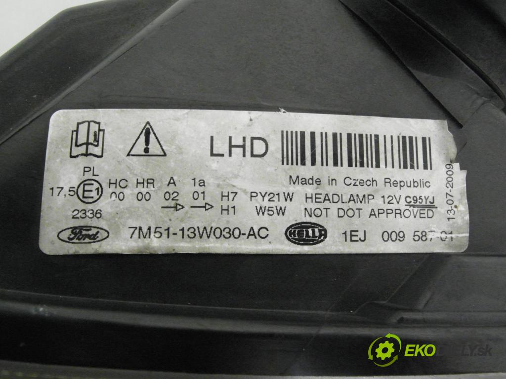 FORD C-MAX (DM2) MINIVAN 2009 80,00 1.6 TDCi - G8DA 1560,00 Svetlo LP 7M5113W030AC ; 1EJ00958701