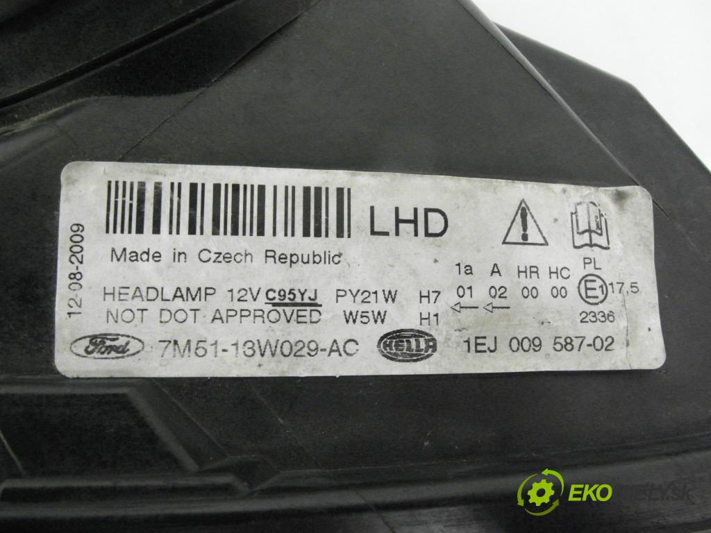 FORD C-MAX (DM2) MINIVAN 2009 80,00 1.6 TDCi - G8DA 1560,00 Svetlo PP 7M5113W029AC ; 1EJ00958702