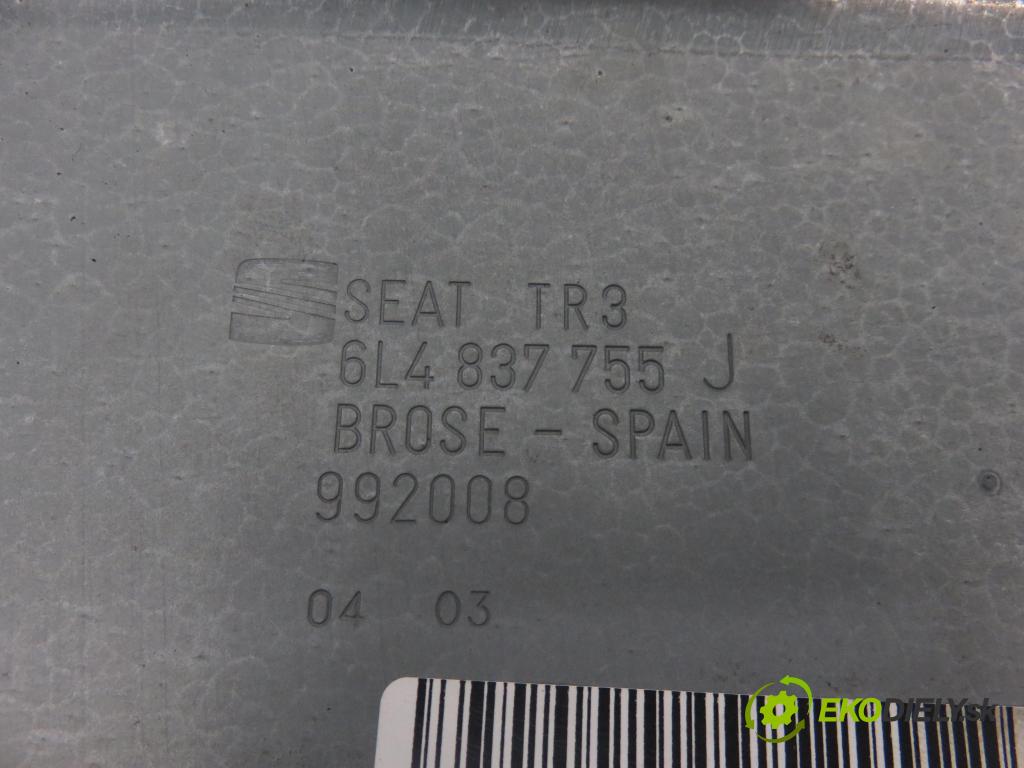 SEAT CORDOBA (6L2) SEDAN 2003 74,00 1.4 16V - BBZ 1390,00 mechanismus oken 6L4837755J ; 6Q2959802C ; 6L4837751AR