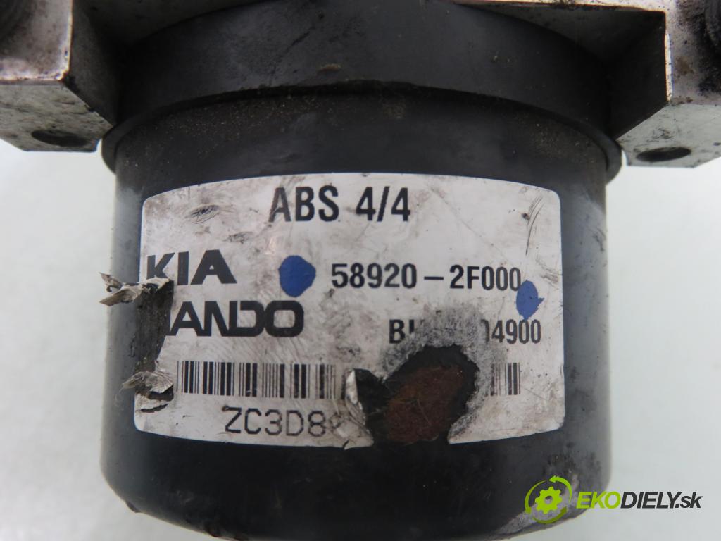 KIA CERATO I liftback (LD) HB 2006 85,00 1.6 CRDi - D4FB 1582,00 Pumpa ABS 589202F000 ; 10AK4C10D66 (Pumpa ABS)
