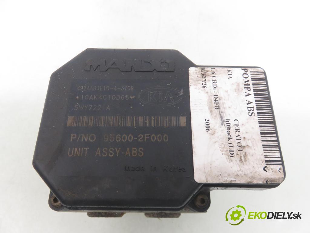 KIA CERATO I liftback (LD) HB 2006 85,00 1.6 CRDi - D4FB 1582,00 Pumpa ABS 589202F000 ; 10AK4C10D66 (Pumpa ABS)