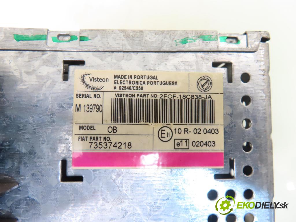 FIAT STILO (192_) HB 2007 88,00 1.9 D Multijet - 192 A8.000 1910,00 RADIO CD 735374218 ; 2FCF18C838JA