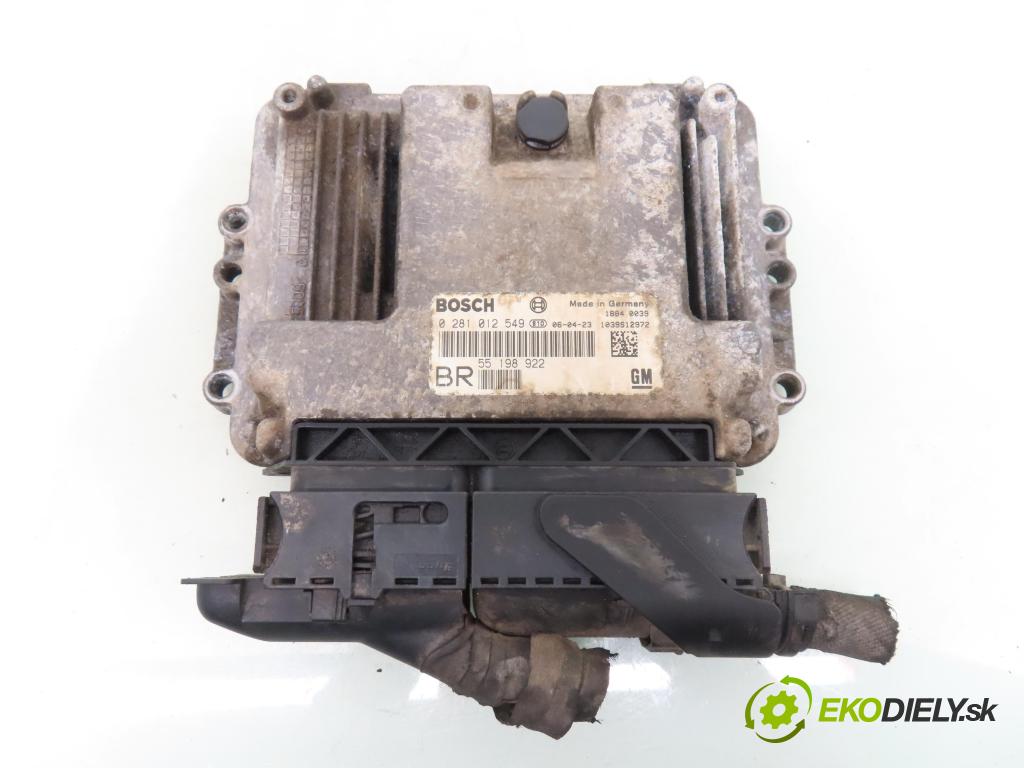 OPEL ZAFIRA B (A05) MINIVAN 2006 110,00 1.9 CDTI - Z 19 DTH 1910,00 Riadiaca jednotka Motor 0281012549 ; BR55198922