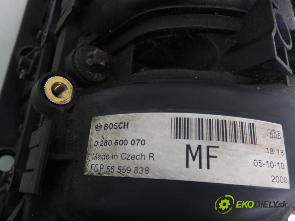 OPEL MERIVA A nadwozie wielkoprzestrzenne (MPV) (X03) MINIVAN 2005 66,00 1.4 16V Twinport - Z 14 XEP 1364,00 Potrubie 0280600070 ; 55559838