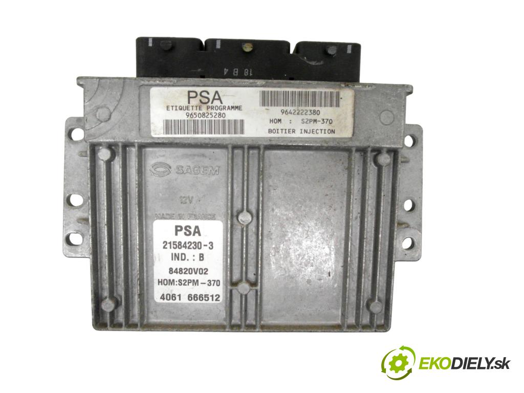CITROEN C3 I (FC_) HB 2004 54,00 1.4 i - KFV (TU3JP) 1360,00 Riadiaca jednotka Motor 9650825280 ; 9642222380 ; 84820V02