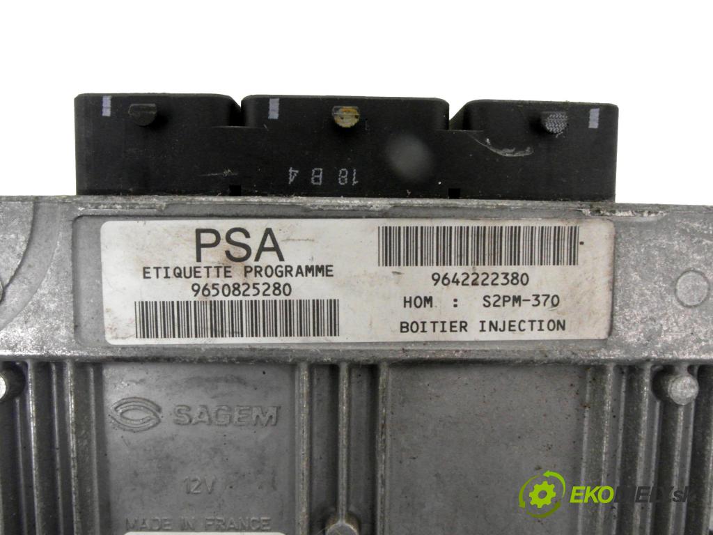 CITROEN C3 I (FC_) HB 2004 54,00 1.4 i - KFV (TU3JP) 1360,00 Riadiaca jednotka Motor 9650825280 ; 9642222380 ; 84820V02