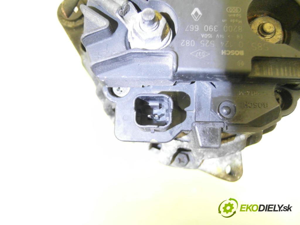 RENAULT SCENIC II (JM0/1_) MINIVAN 2005 74,00 1.5 dCi (JM02, JM13) - K9K 728 1461,00 Alternátor 0124525082 ; 8200390667 (Alternátor)