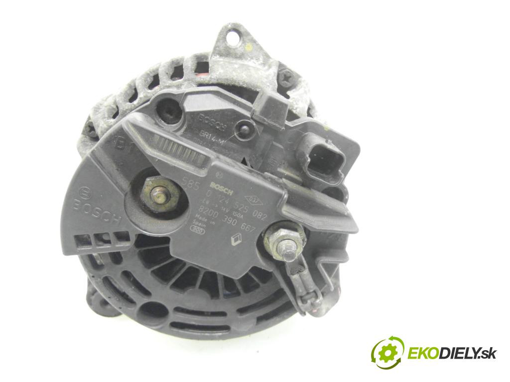 RENAULT SCENIC II (JM0/1_) MINIVAN 2005 74,00 1.5 dCi (JM02, JM13) - K9K 728 1461,00 Alternátor 0124525082 ; 8200390667 (Alternátor)
