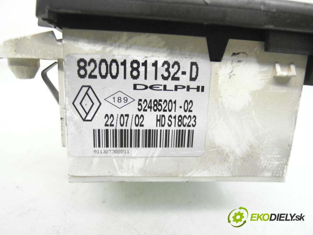 RENAULT LAGUNA II (BG0/1_) HB 2001 88,00 1.9 dCi (BG08, BG0G) - F9Q 750 1870,00 Panel kúrenia KLIMATRONIK 8200181132D ; 52485201