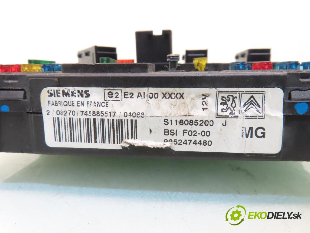 CITROEN C3 I (FC_) HB 2004 54,00 1.4 i - KFV (TU3JP) 1360,00 MODUL BSI S118085200J ; 9652474480
