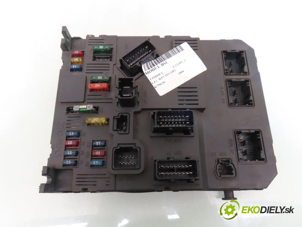 CITROEN C3 I (FC_) HB 2004 54,00 1.4 i - KFV (TU3JP) 1360,00 MODUL BSI S118085200J ; 9652474480