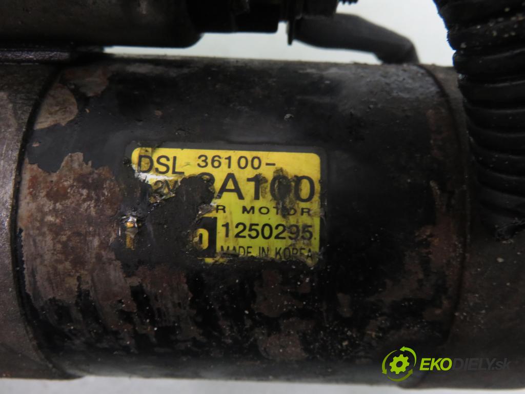 KIA CERATO I liftback (LD) HB 2006 85,00 1.6 CRDi - D4FB 1582,00 Štartér 361002A100 ; 1250295 (Štartér)
