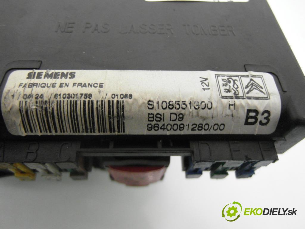 PEUGEOT 406 Break (8E/F) KOMBI 2001 80,00 2.0 HDI 110 - RHZ (DW10ATED) 1997,00 MODUL BSI S108551300 ; 9640091280