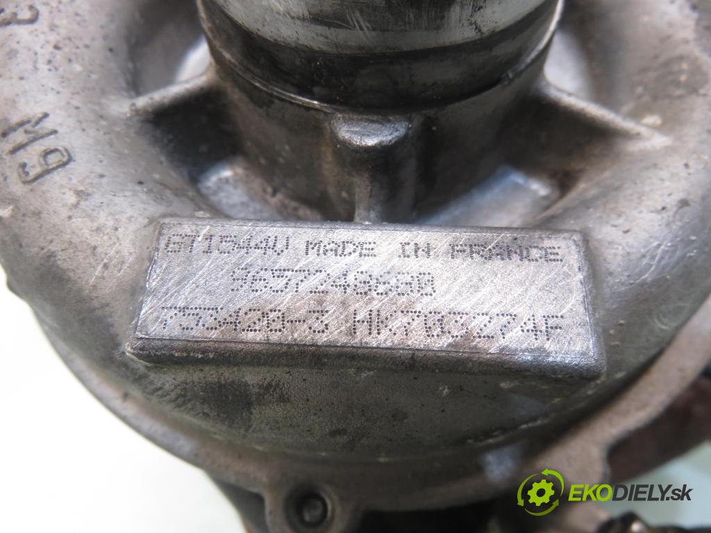CITROEN XSARA PICASSO (N68) MINIVAN 2007 80,00 1.6 HDi - 9HZ (DV6TED4) 1560,00 Turbodúchadlo 9657248680 (Turbodúchadlo (kompletné))