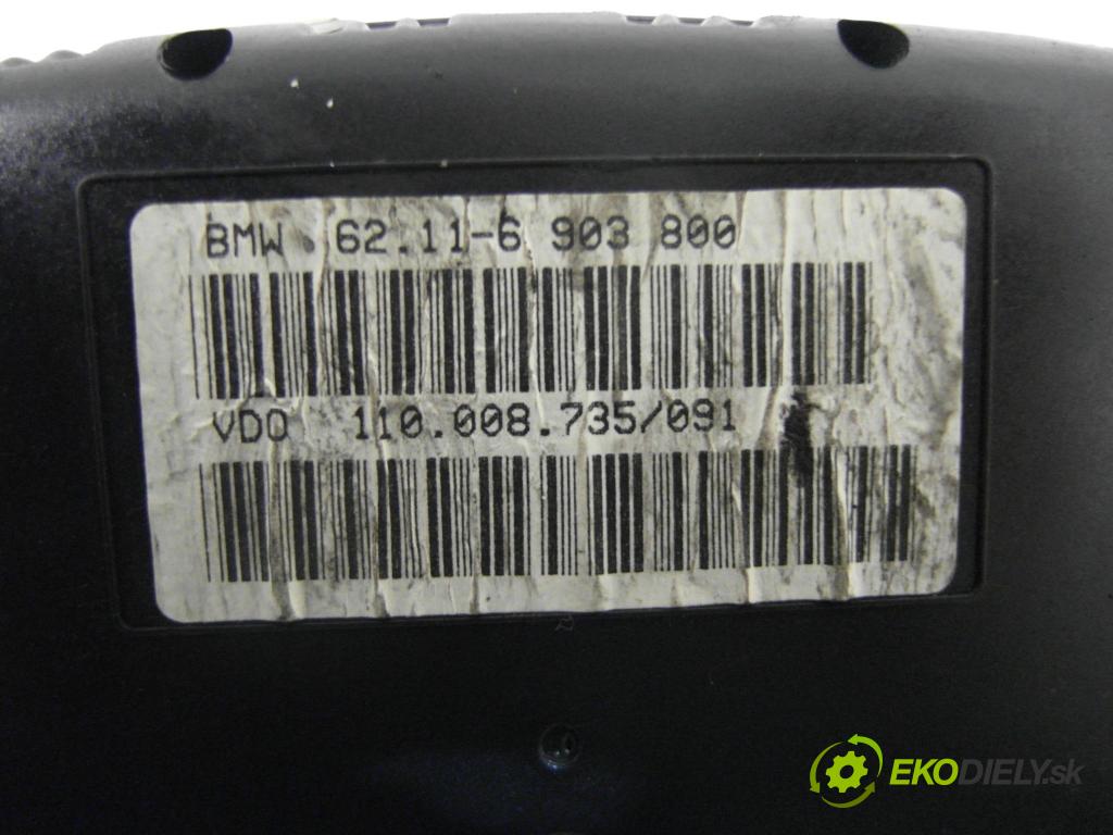 BMW 5 (E39) SEDAN 2000 135,00 530 d - M57 D30 (306D1) 2926,00 Prístrojovka elektrický 62116903800 ; 87001374 ; 87001313