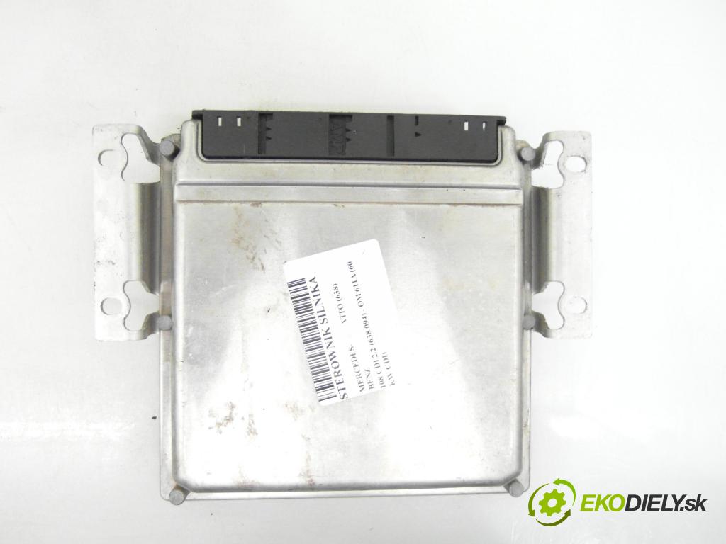 MERCEDES-BENZ VITO Skrzynia (638) FURGON 2001 90,00 112 CDI 2.2 (638.094) - OM 611.980 2151,00 Riadiaca jednotka Motor 6111536979 ; 0281010603
