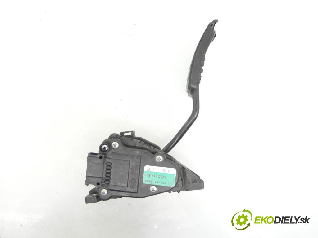 OPEL MOVANO Platforma / podwoyie (X70) KABINA/PLATFORMA 2006 84,00 2.5 DTI - G9U 724 2464,00 potenciometr plynového pedálu 7700314525 ; 6PV00811904 (Potenciometr plynového pedálu)