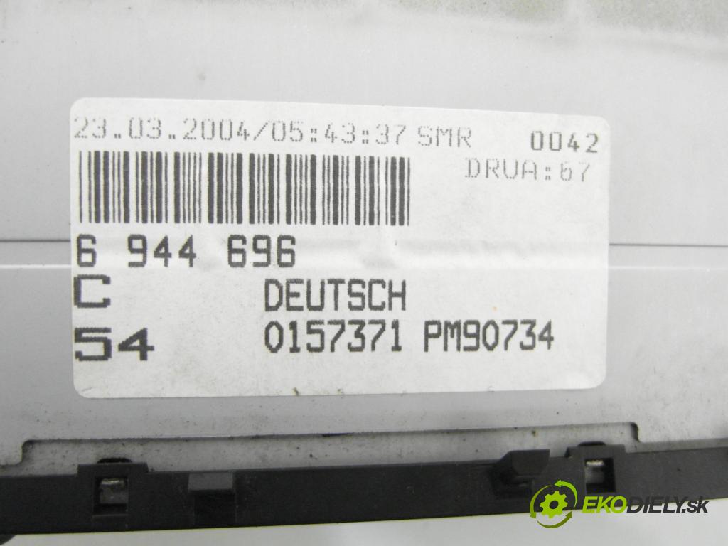 BMW 3 (E46) SEDAN 2004 110,00 320 d 150 - M47 D20 (204D4) 1995,00 RADIO Modul 6944696 ; 10878810