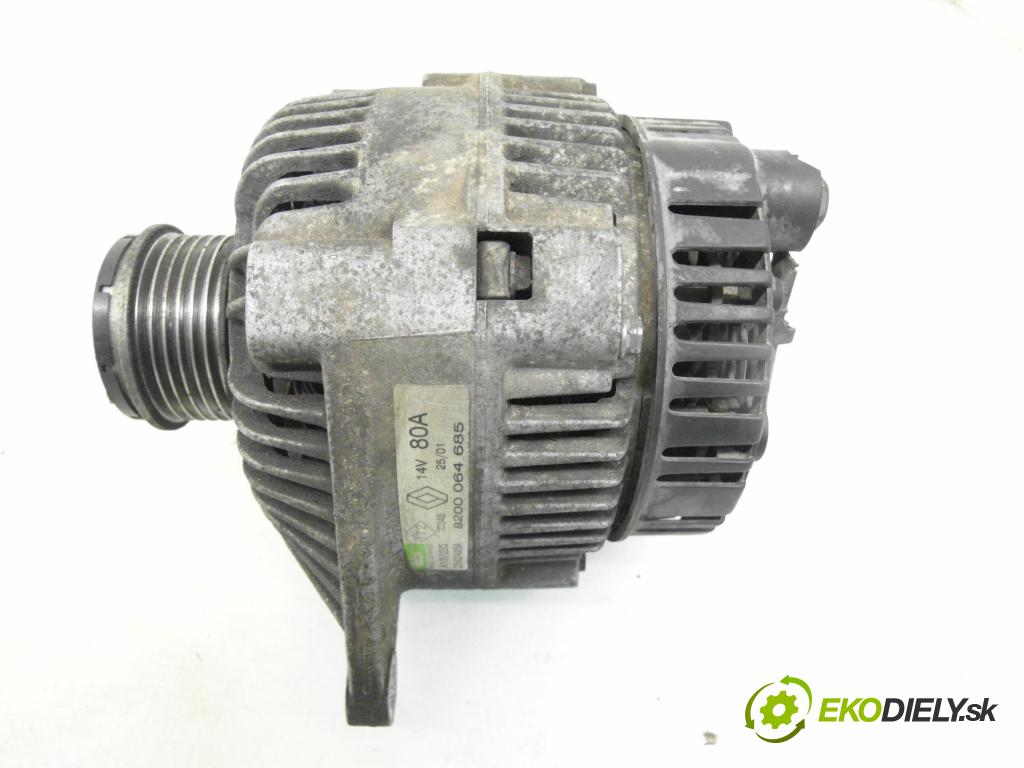 RENAULT MEGANE I (BA0/1_) HB 2001 75,00 1.9 dCi (BA05, BA1F) - F9Q 732 1870,00 Alternátor 8200064685 ; A13VI285 ; 2542495A (Alternátor)