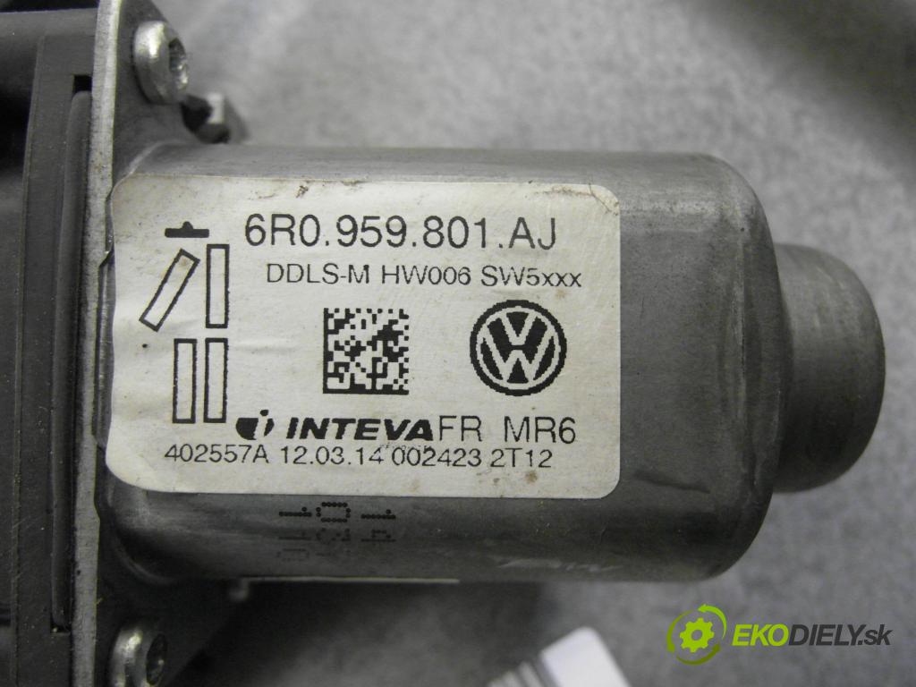 SKODA ROOMSTER (5J) KOMBIVAN 2014 66,00 1.6 TDI - CAYB 1598,00 Mechanizmus okien 6R0959801AJ