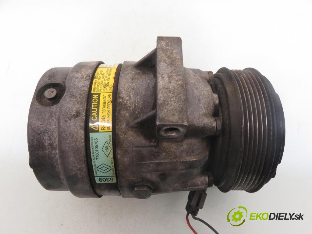 RENAULT SCENIC I (JA0/1_) MINIVAN 2000 75,00 1.9 dCi 102 - F9Q 732 1870,00 KOMPRESOR: klimatizace 7700105765 ; 1135309 (Kompresor klimatizace)