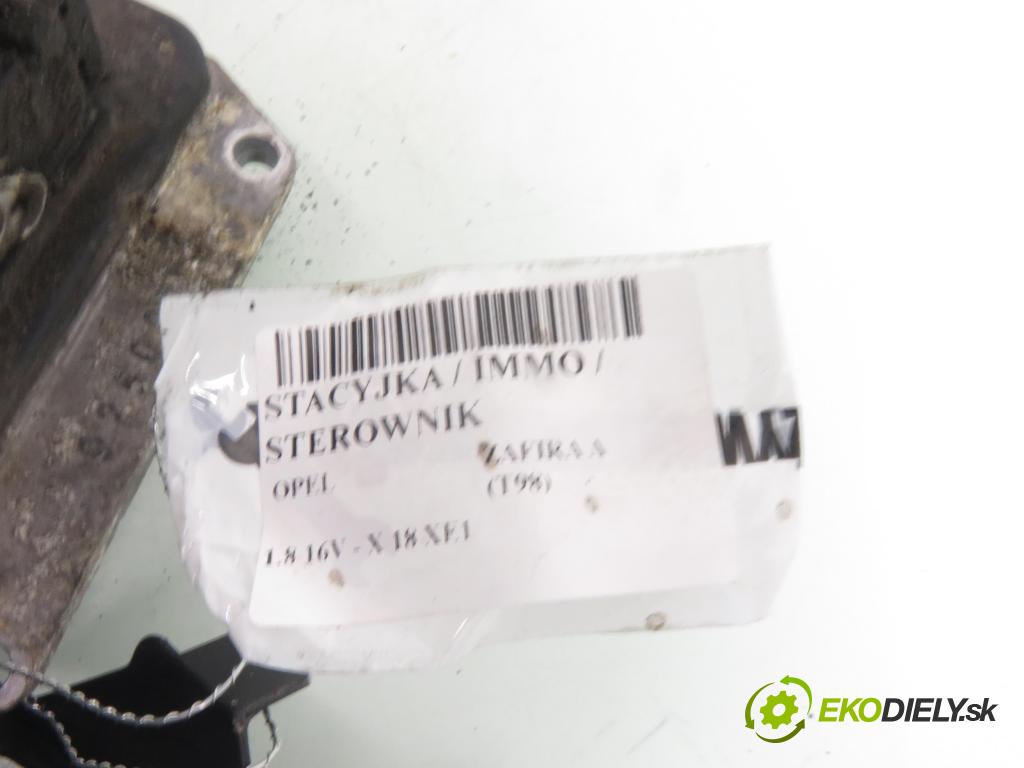 OPEL ZAFIRA A Nadwozie Wielkopojemne (MPV) (T98)  MINIVAN 1999 85,00 1.8 16V 116 - X 18 XE1 1796,00 spinačka / imobilizéra IMMO / Riadiaca jednotka 90582539 ; S9800503 ; 90589313