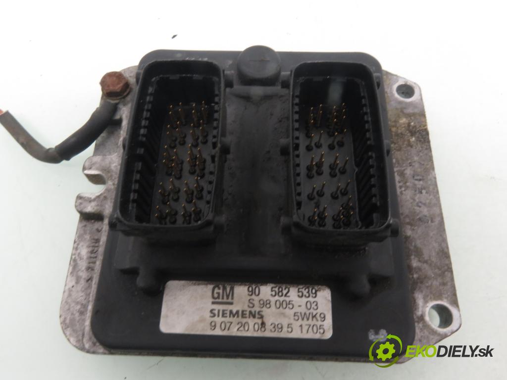 OPEL ZAFIRA A Nadwozie Wielkopojemne (MPV) (T98)  MINIVAN 1999 85,00 1.8 16V 116 - X 18 XE1 1796,00 spinačka / imobilizéra IMMO / Riadiaca jednotka 90582539 ; S9800503 ; 90589313