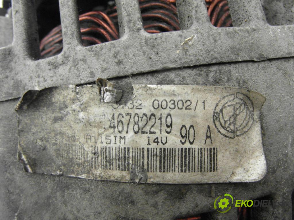 ALFA ROMEO 147 (937_) HB 2002 88,00 1.6 16V T.SPARK 120 - AR 32104 1598,00 Alternátor 46782219 (Alternátor)