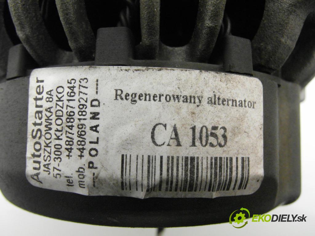OPEL OMEGA B (25_, 26_, 27_) SEDAN 1997 85,00 2 - X 20 SE 1998,00 Alternátor CA1053 (Alternátor)