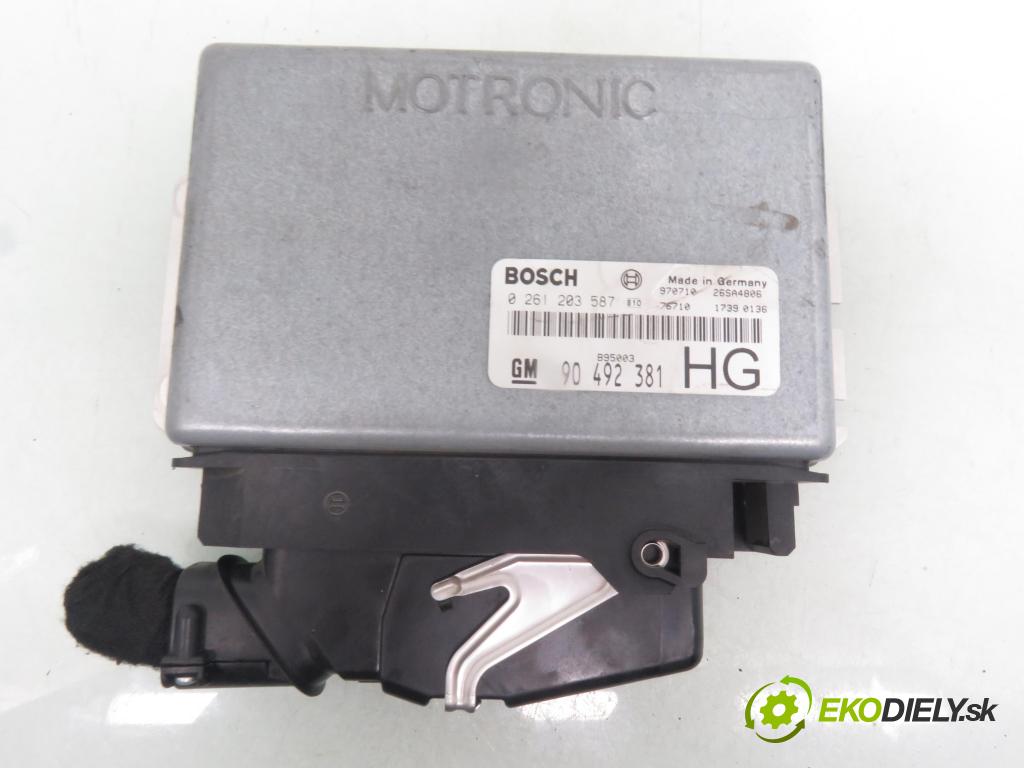 OPEL OMEGA B (25_, 26_, 27_) SEDAN 1997 85,00 2 - X 20 SE 1998,00 spinačka / imobilizéra IMMO / Riadiaca jednotka 90492381HG ; 0261203587 ; 26034041