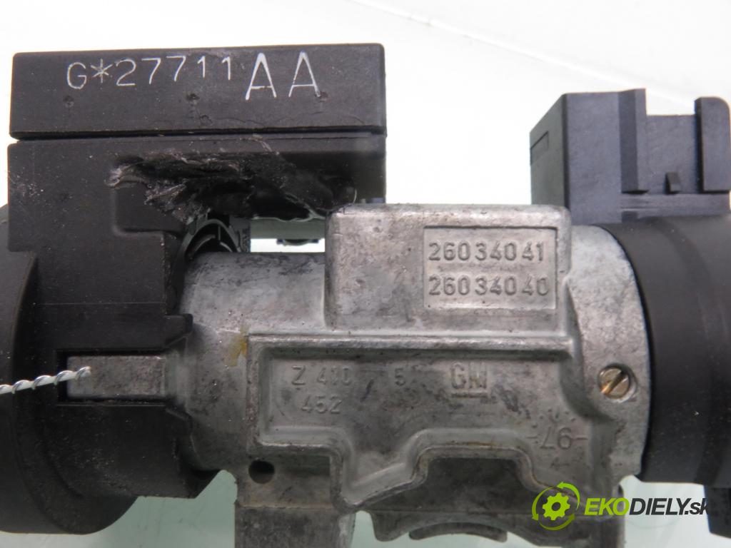 OPEL OMEGA B (25_, 26_, 27_) SEDAN 1997 85,00 2 - X 20 SE 1998,00 spinačka / imobilizéra IMMO / Riadiaca jednotka 90492381HG ; 0261203587 ; 26034041