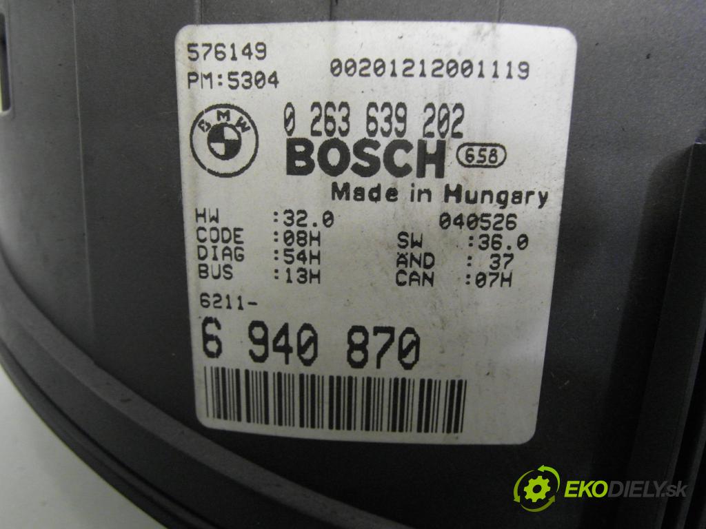 BMW 3 (E46) SEDAN 2005 85,00 318 d 1995,00 Prístrojovka elektrický 0263639202 ; 6940870