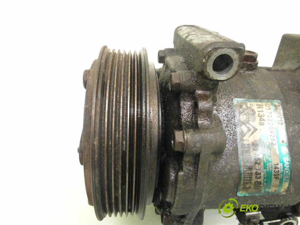 CITROEN C3 I (FC_) HB 2002 54,00 1.4 i - KFV (TU3JP) 1360,00 KOMPRESOR: klimatizace 9646273380 ; 1439F (Kompresor klimatizace)
