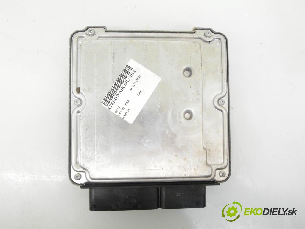 SEAT ALTEA (5P1) MINIVAN 2005 77,00 1.9 TDI PD 105 - BXE 1896,00 řídící jednotka motora 03G906016DH ; 0281011864